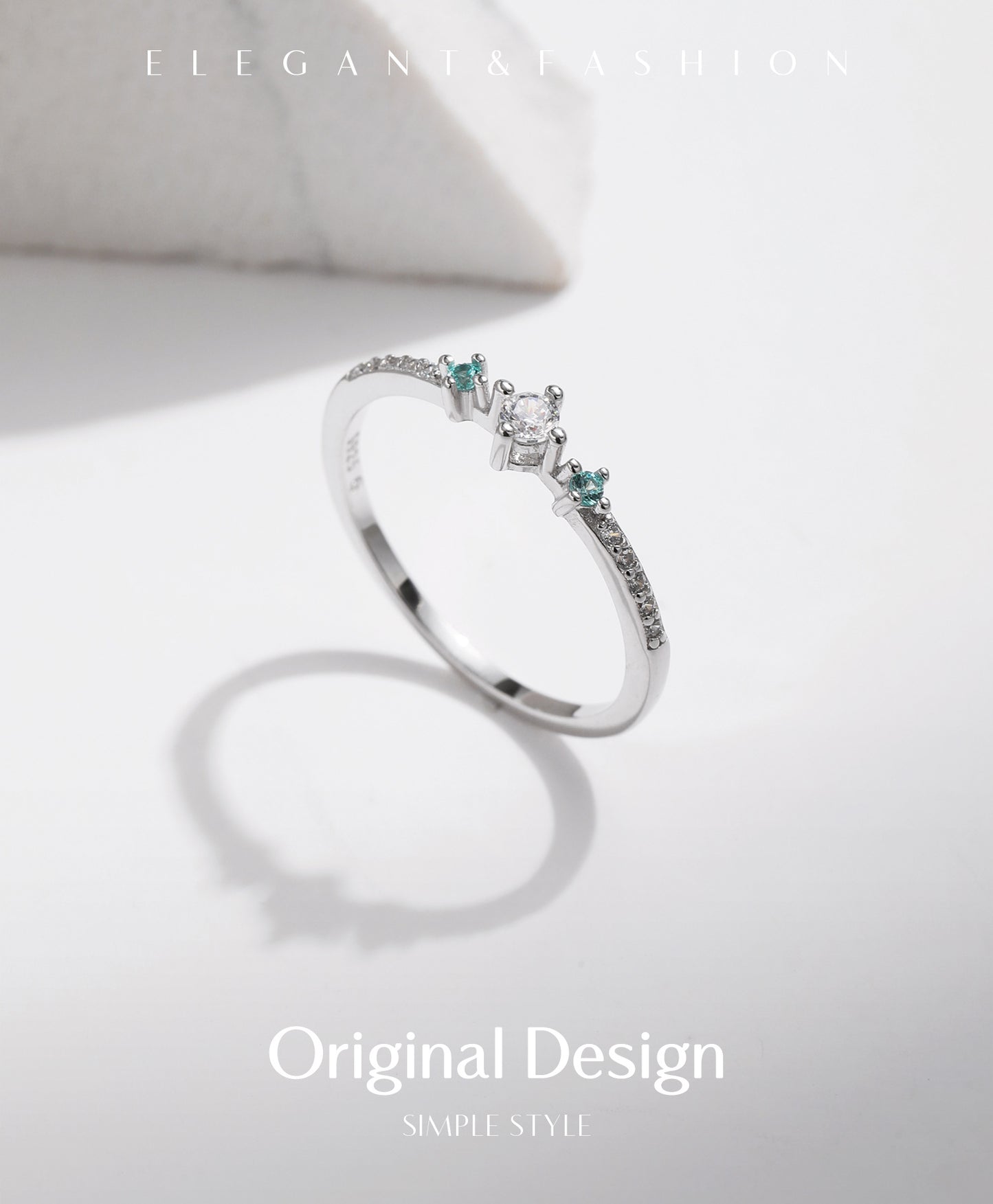 Planderful Everyday Genie Ring – Exquisite Zircon-Encrusted Design