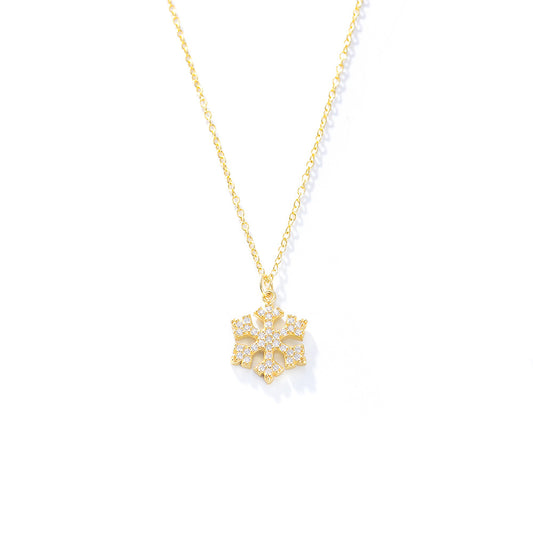 Sense Flash Diamond Necklace Qixi Festival Gift Japan And South Korea S925 Sterling Silver