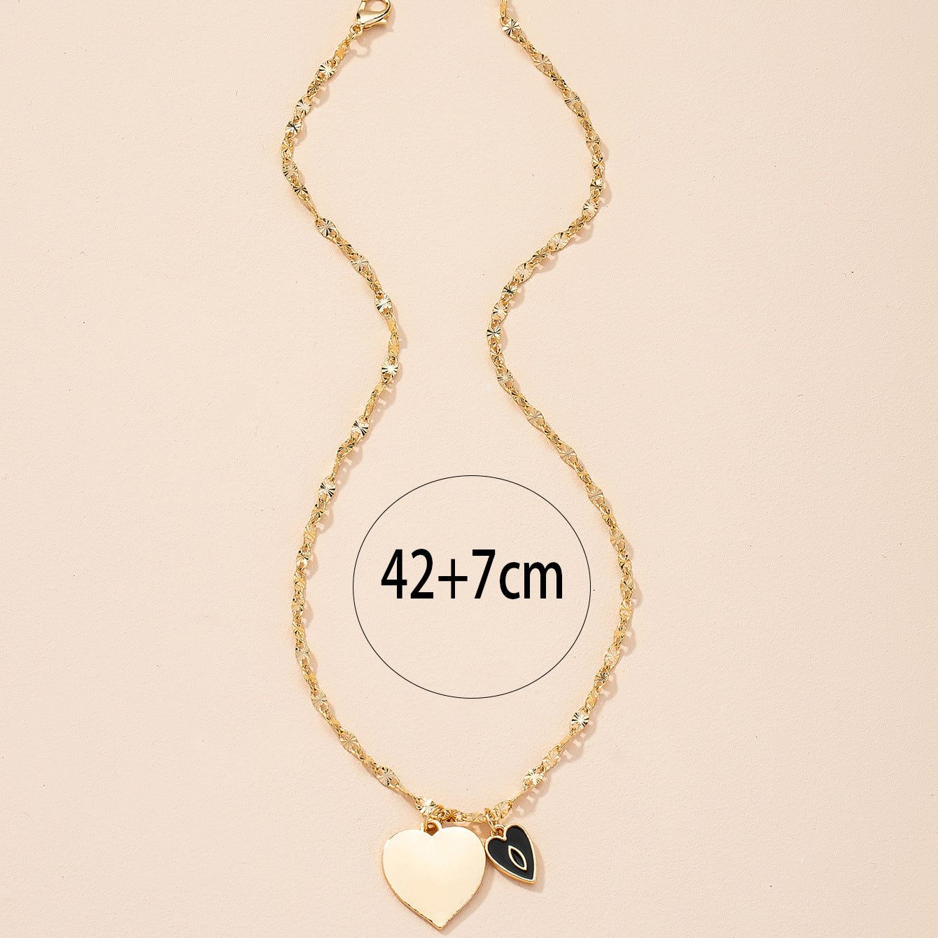 Gilded Love Charm Necklace - Vienna Verve Collection