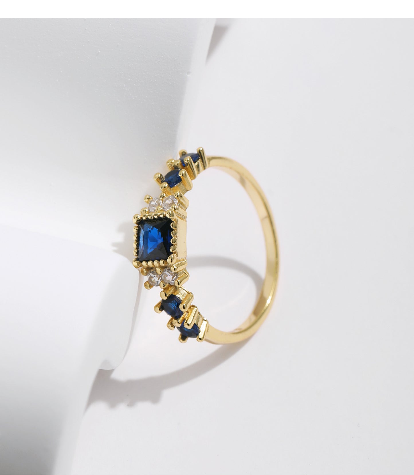 Planderful Gala Fireworks Ring – Elegant Sterling Silver with Zircon Sparkle