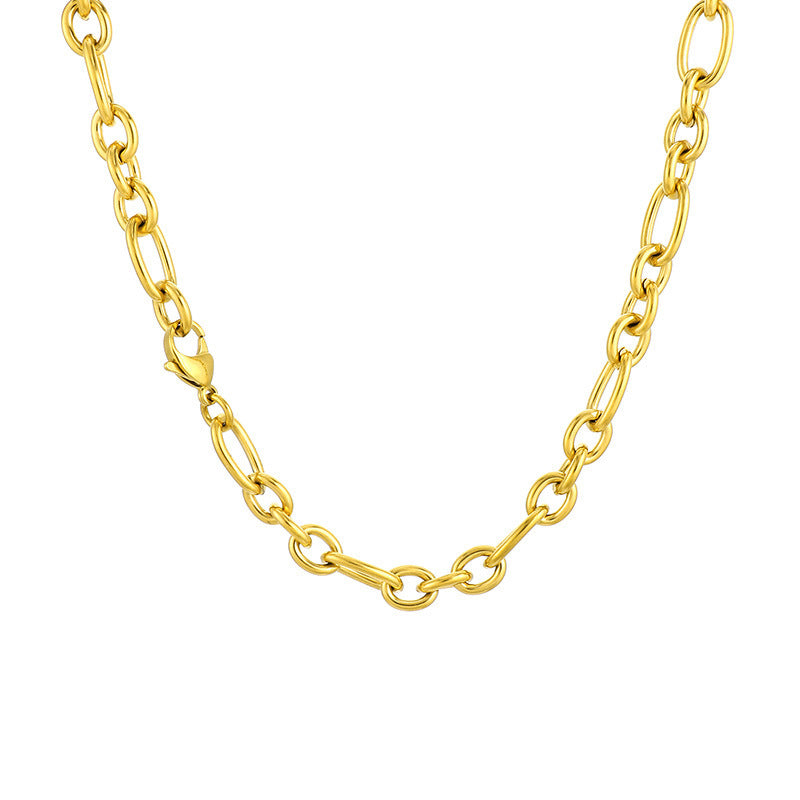 Source Factory Commuter Stainless Steel O Chain Necklace Bracelet Men's Multi-Size 7/10/13 Mmo