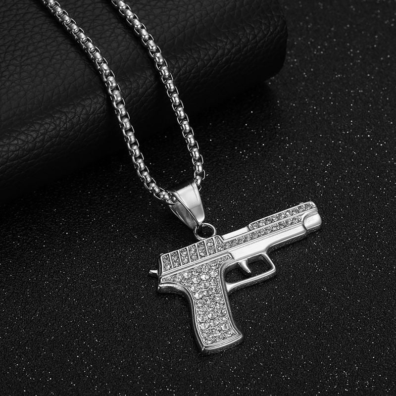 Zircon Necklace - Statement Hip Hop Pendant