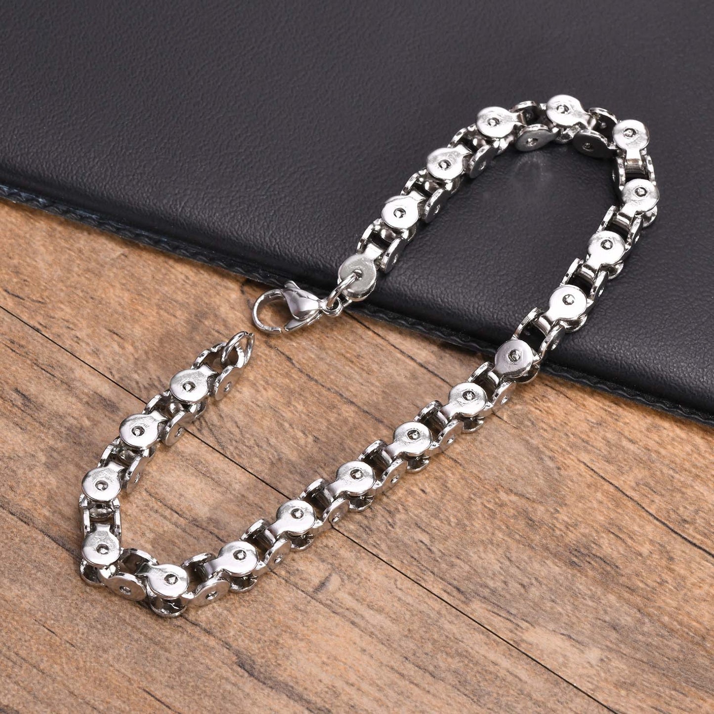 Tide Brand Bracelet Stainless Steel Bicycle Chain Jewelry for Men