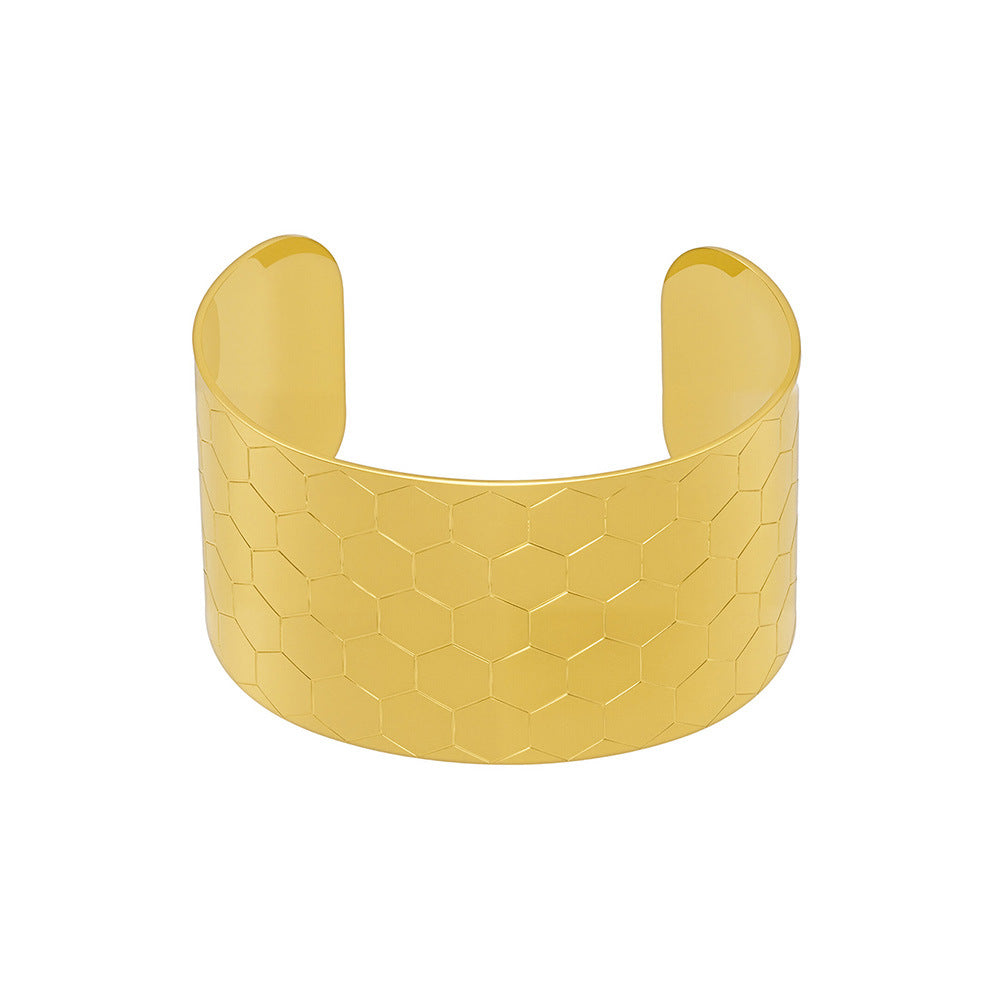 Planderful 18K Gold Plated Floral Women Bracelet Adjustable