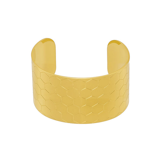 Planderful 18K Gold Plated Floral Women Bracelet Adjustable