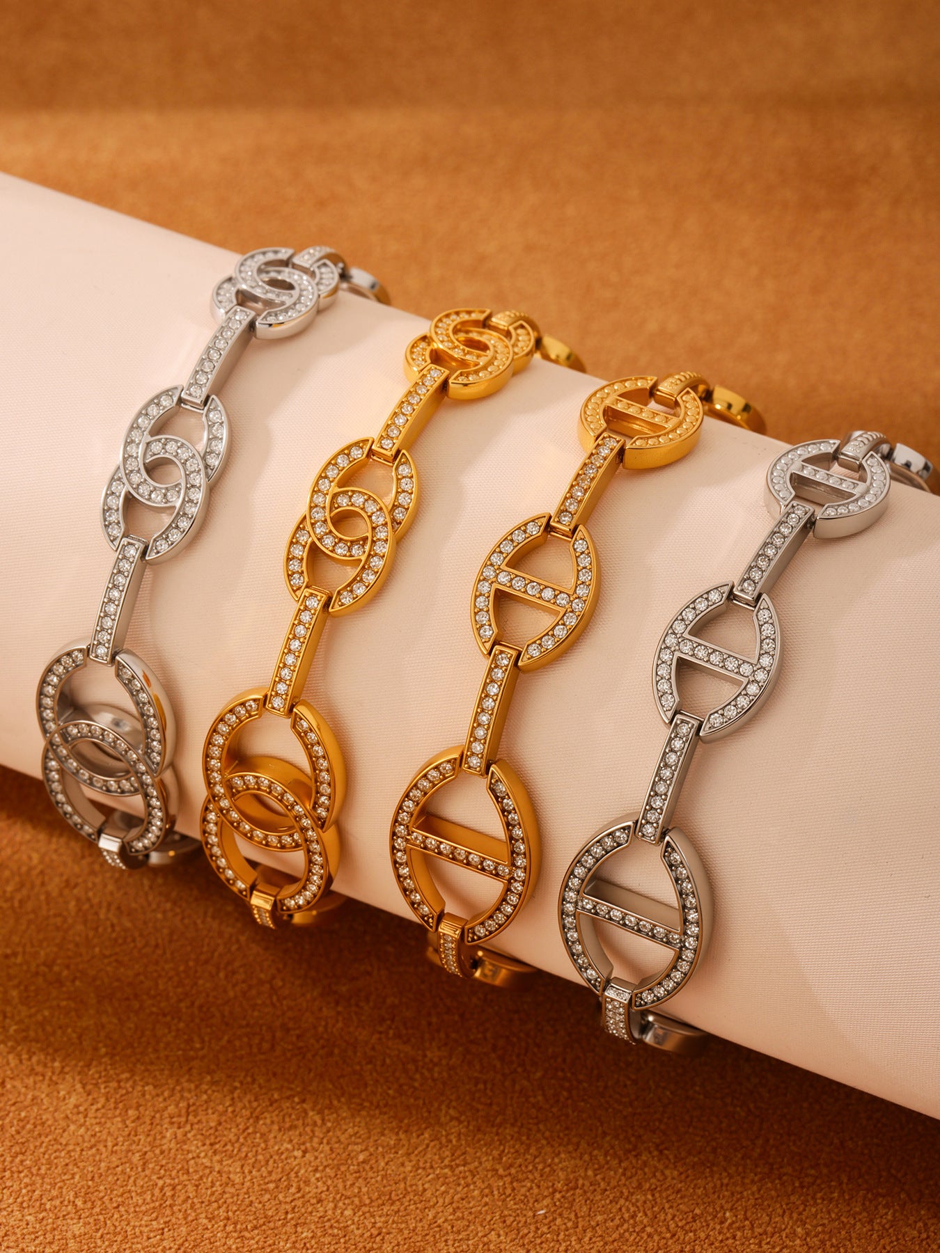 Planderful Genie 5A Zircon Geometric Bracelet For Women