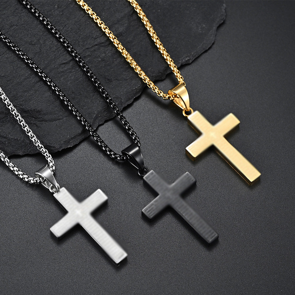 Stainless Steel Cross Necklace