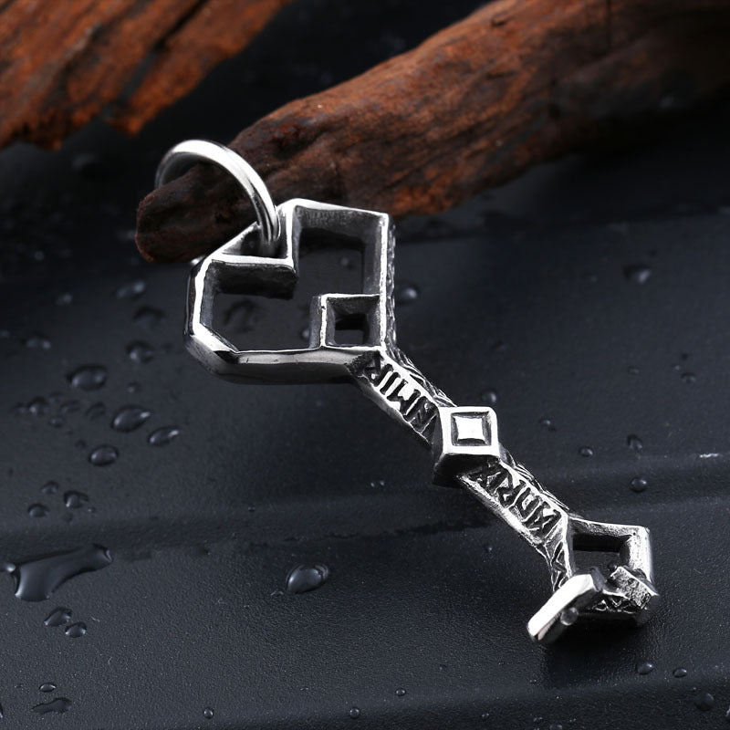 Titanium Steel Hexagram Pendant – Stainless Steel Casting Necklace