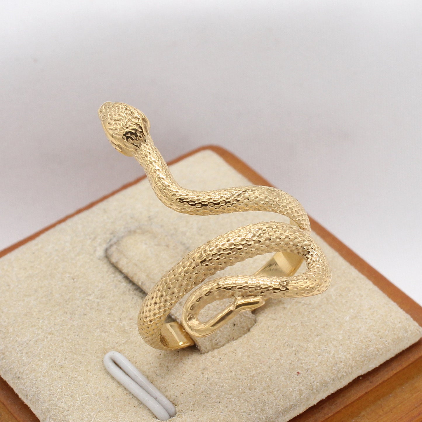 Planderful Jewelry European American Personalized Retro Snake Ring In Titanium Steel