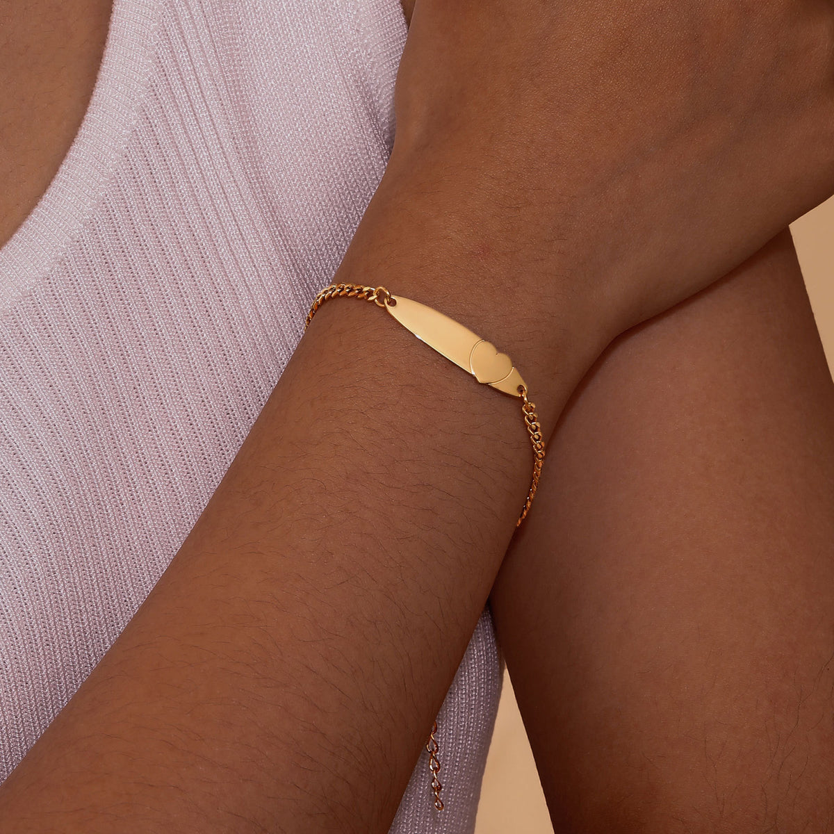 Heart Stainless Steel Bracelet for Women