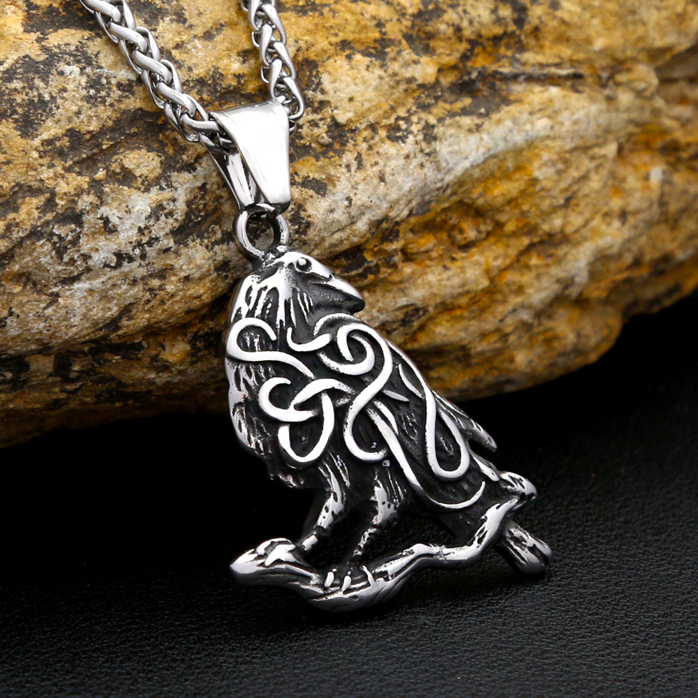 Punk Retro Stainless Steel Pendant Necklace