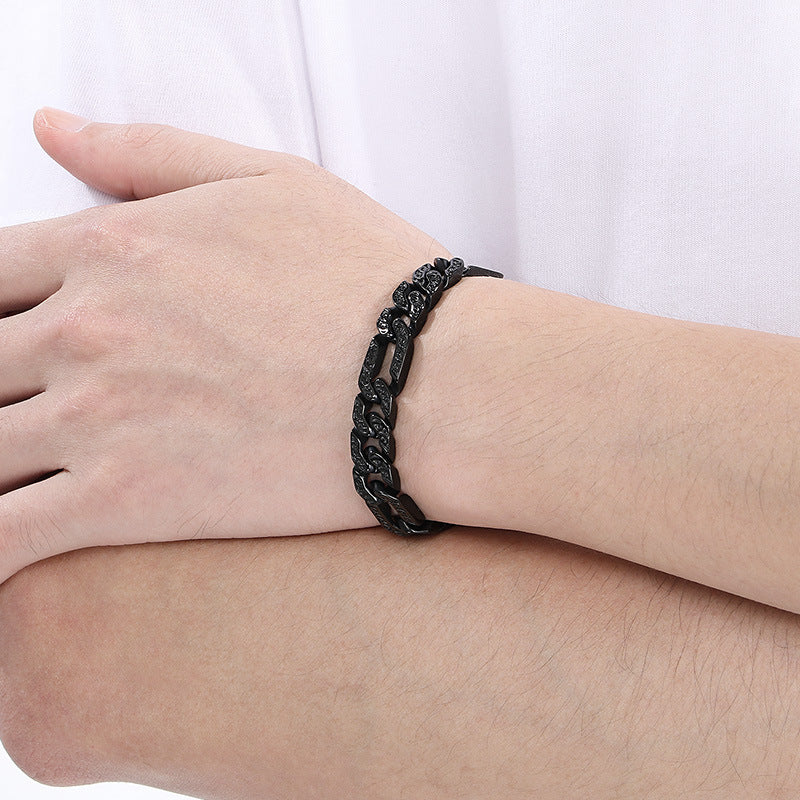 Planderful Mens Personalized Punk Pattern Bracelet Pro