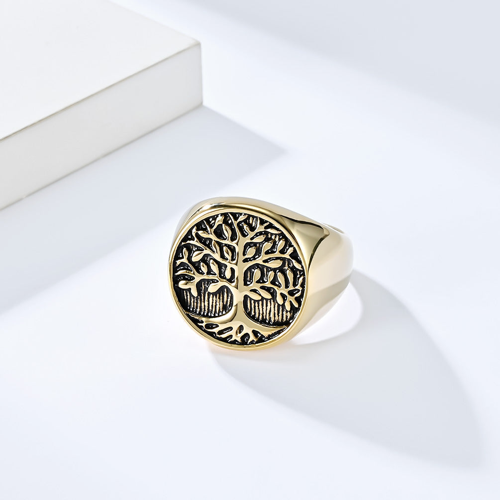 Steel Ring – Vintage Hip Hop Style