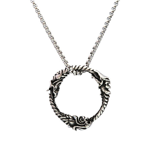 European And American Titanium Steel Necklace For Men