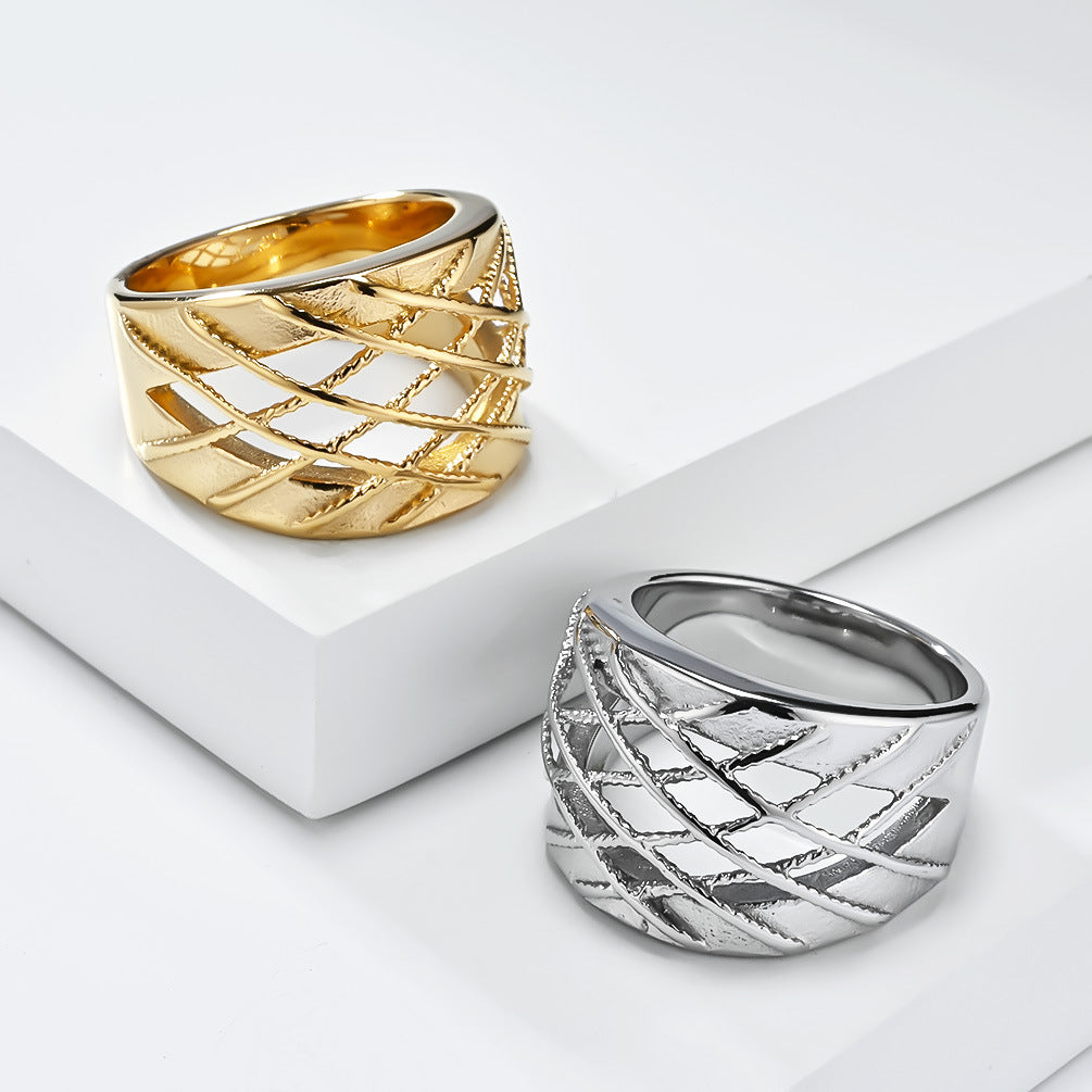 Steel Ring – Luxury Everyday Genie Collection Daily Wear Accessory For Everyday Style And Confidence
