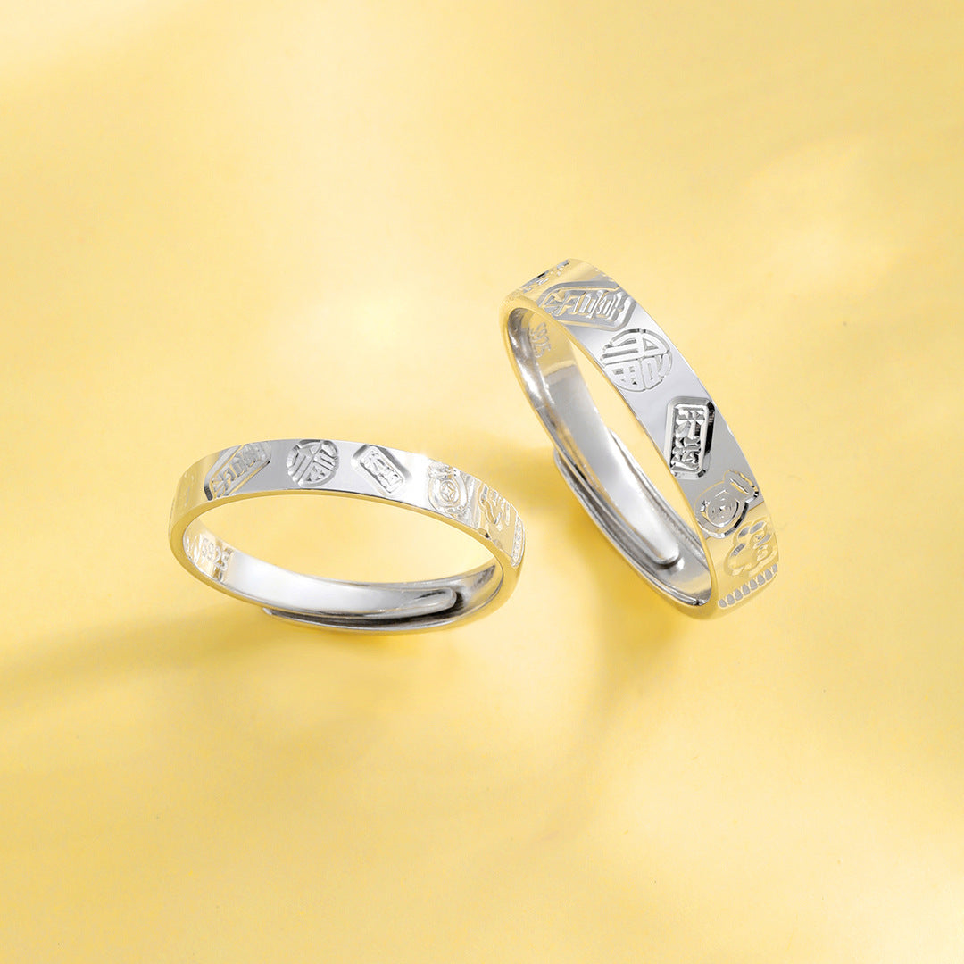 Planderful Everyday Genie – Internet Celebrity Hit S925 Sterling Silver Ring for Joy and Happiness