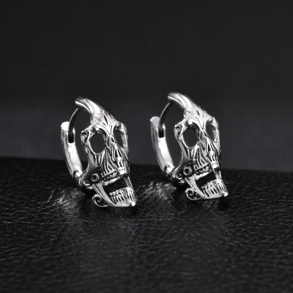 Stainless Steel Vintage Punk Earrings