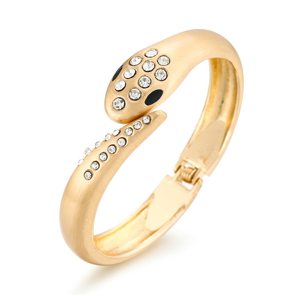 Planderful Vienna Verve Bracelet – Personalized Zircon Snake Design