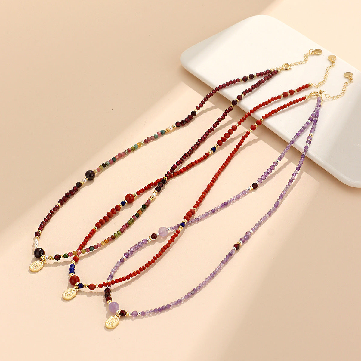 Amethyst Convertible Necklace & Bracelet