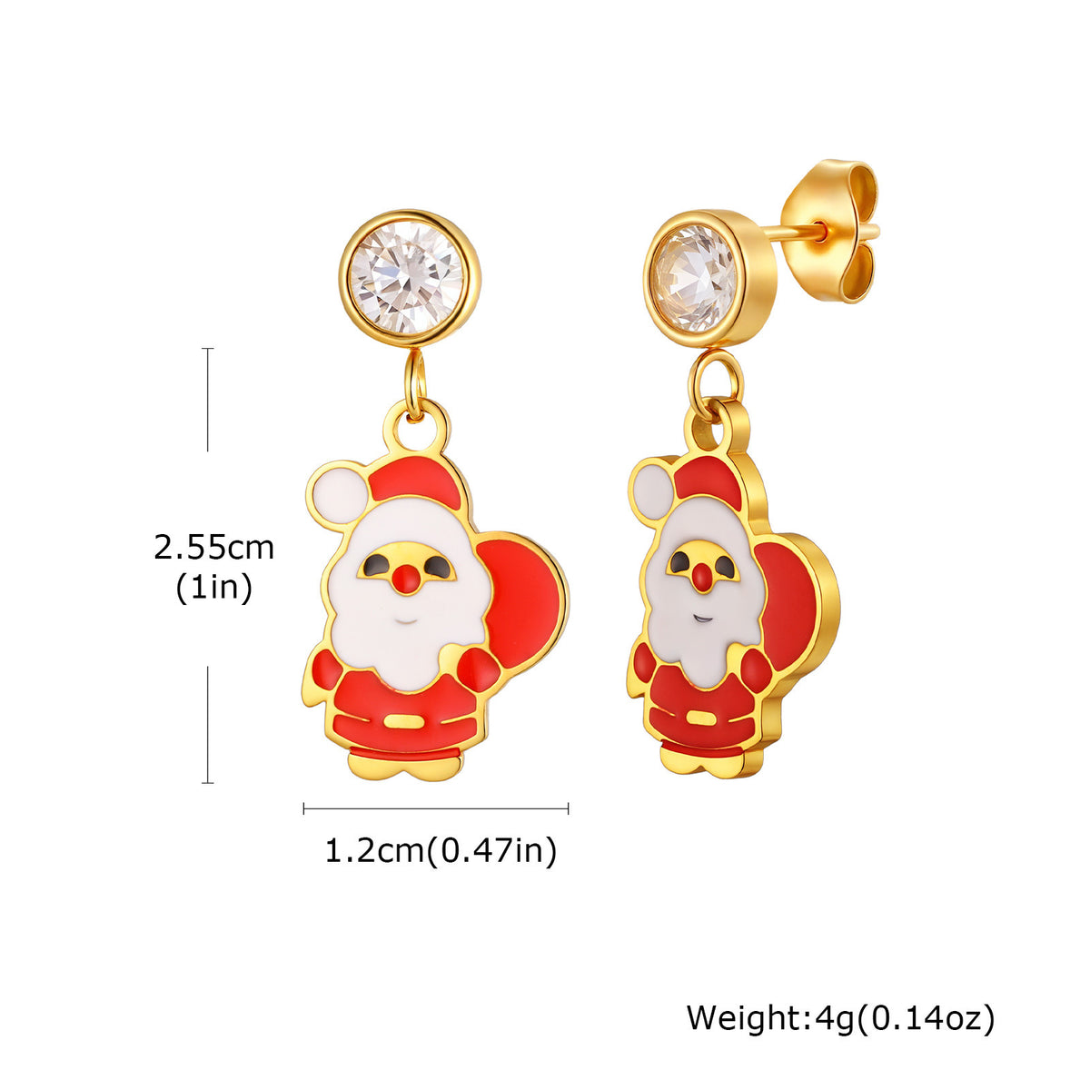 Festive Christmas Jewelry — Earrings or Bracelet