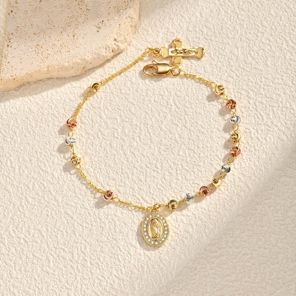 Cross Copper Bracelet