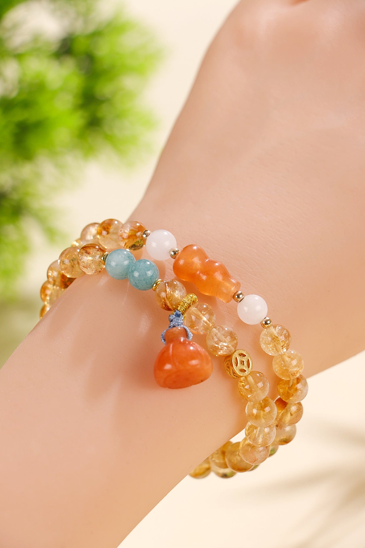 Planderful Fortune's Favor Bracelet – Ethnic Style Crystal Elegance
