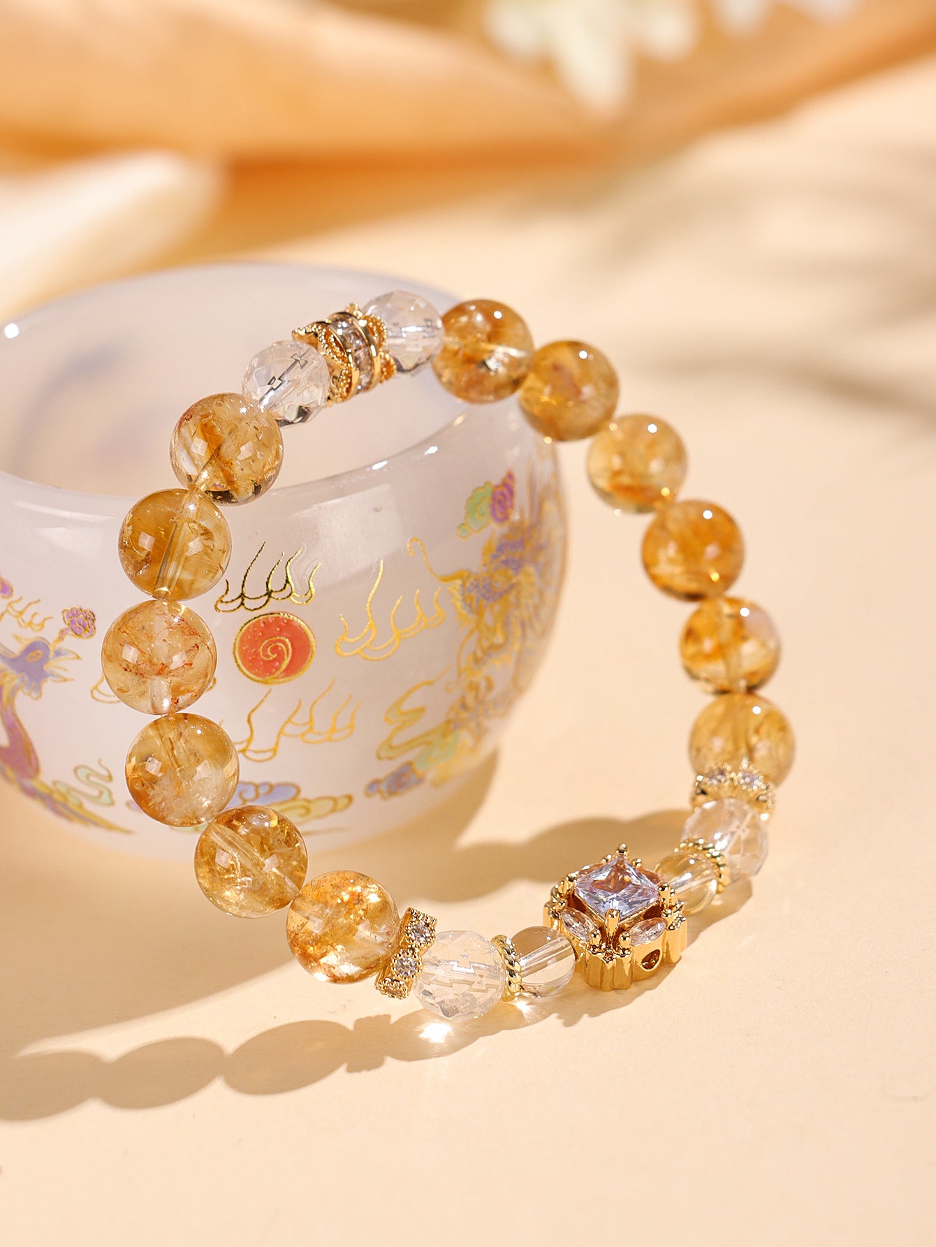 Planderful Fortune's Favor Bracelet – Elegant Crystal Beaded Design