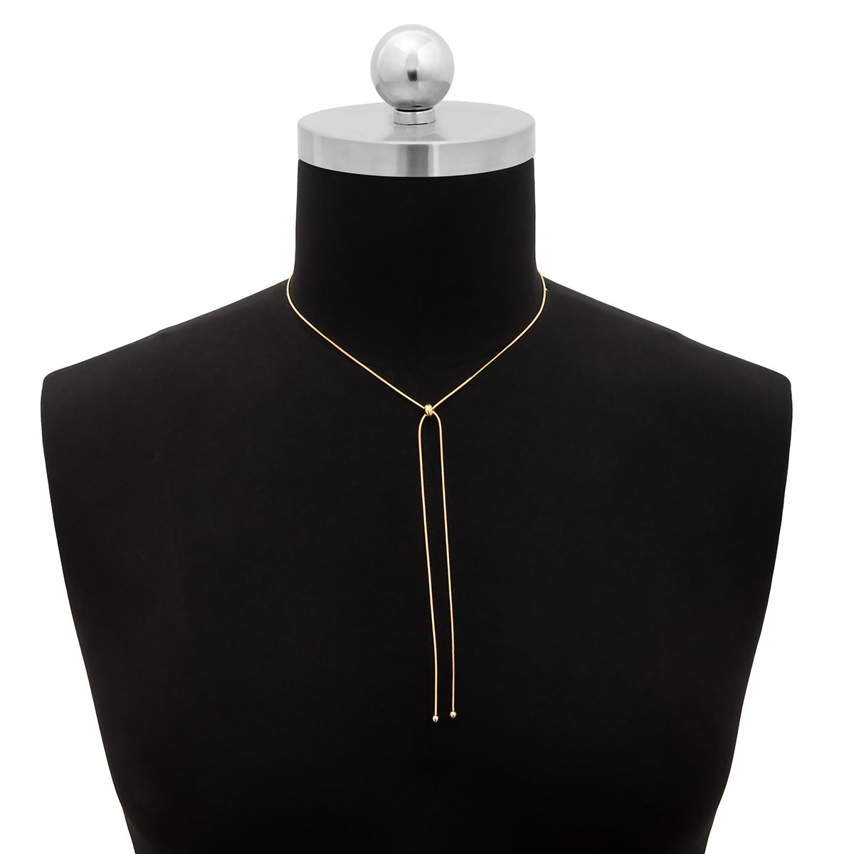 Planderful Vienna Verve Versatile Adjustable Box Chain Necklace For Women Long Fringed Metal Statement Jewelry