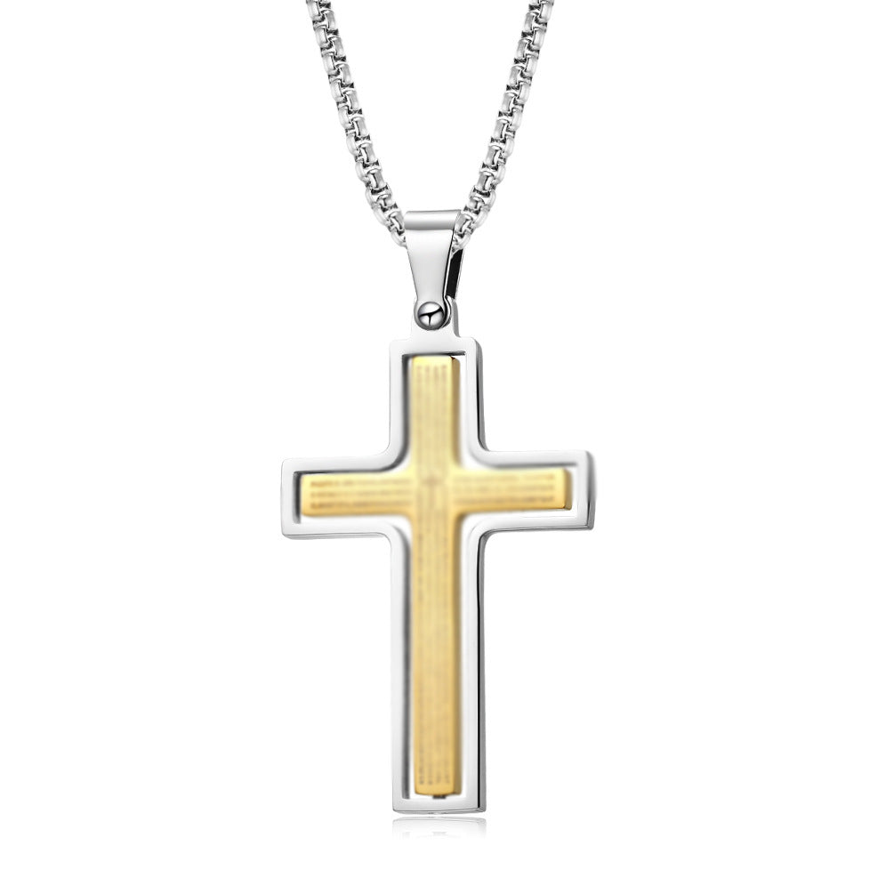 Stainless Steel Cross Necklace