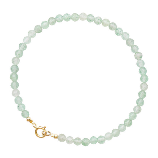 3 mm Faceted Aventurine Bracelet