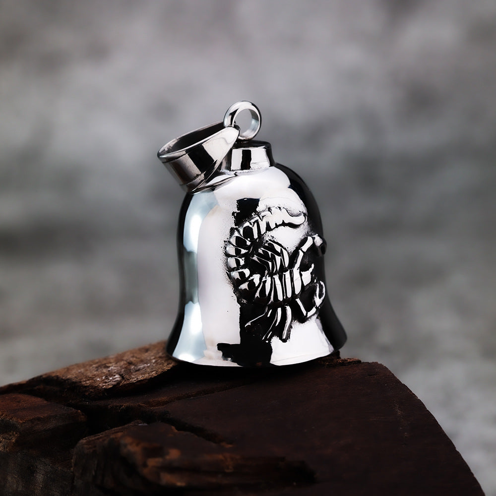Tree of Life Skull Stainless Steel Men's Pendant Necklace