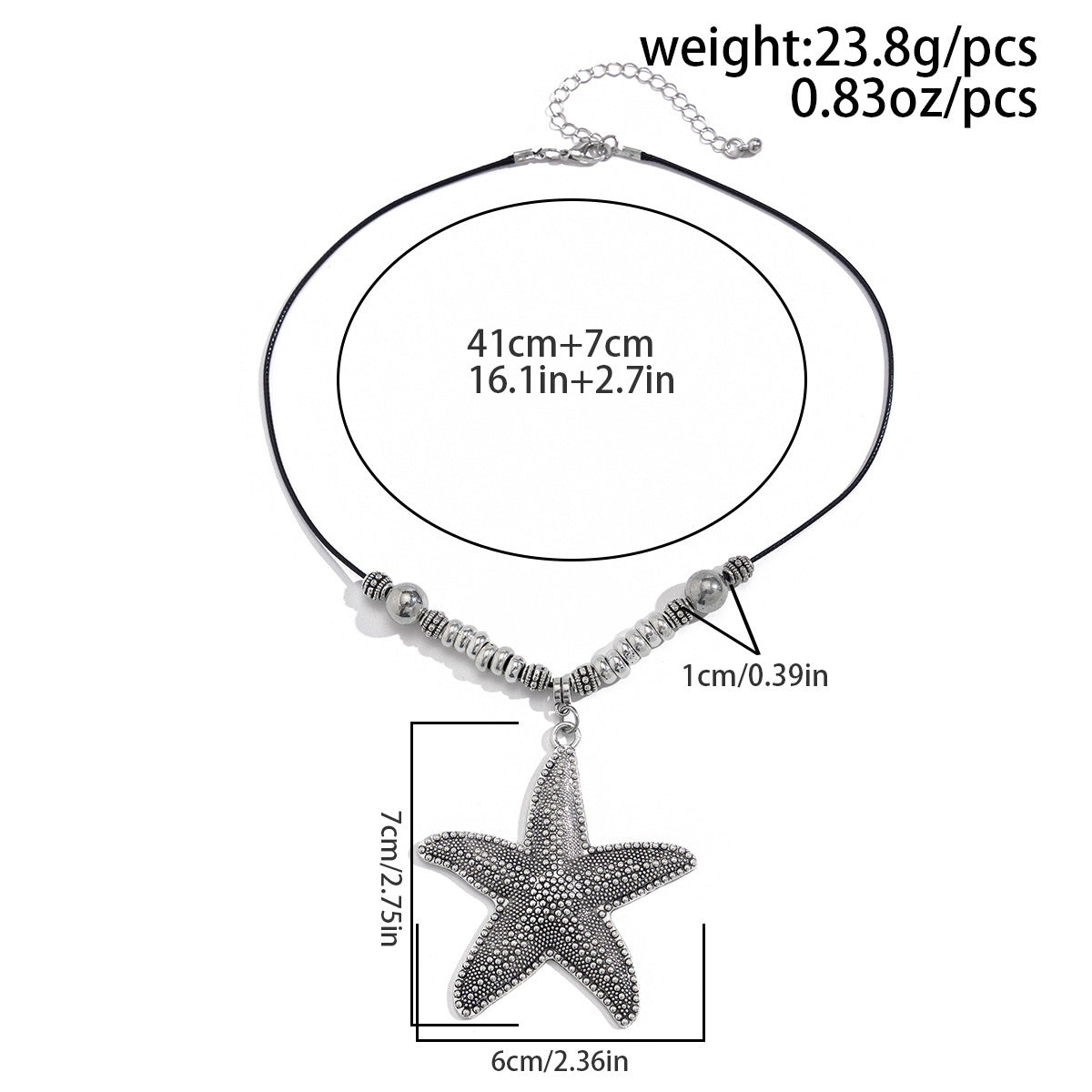 Antique Starfish Statement Necklace