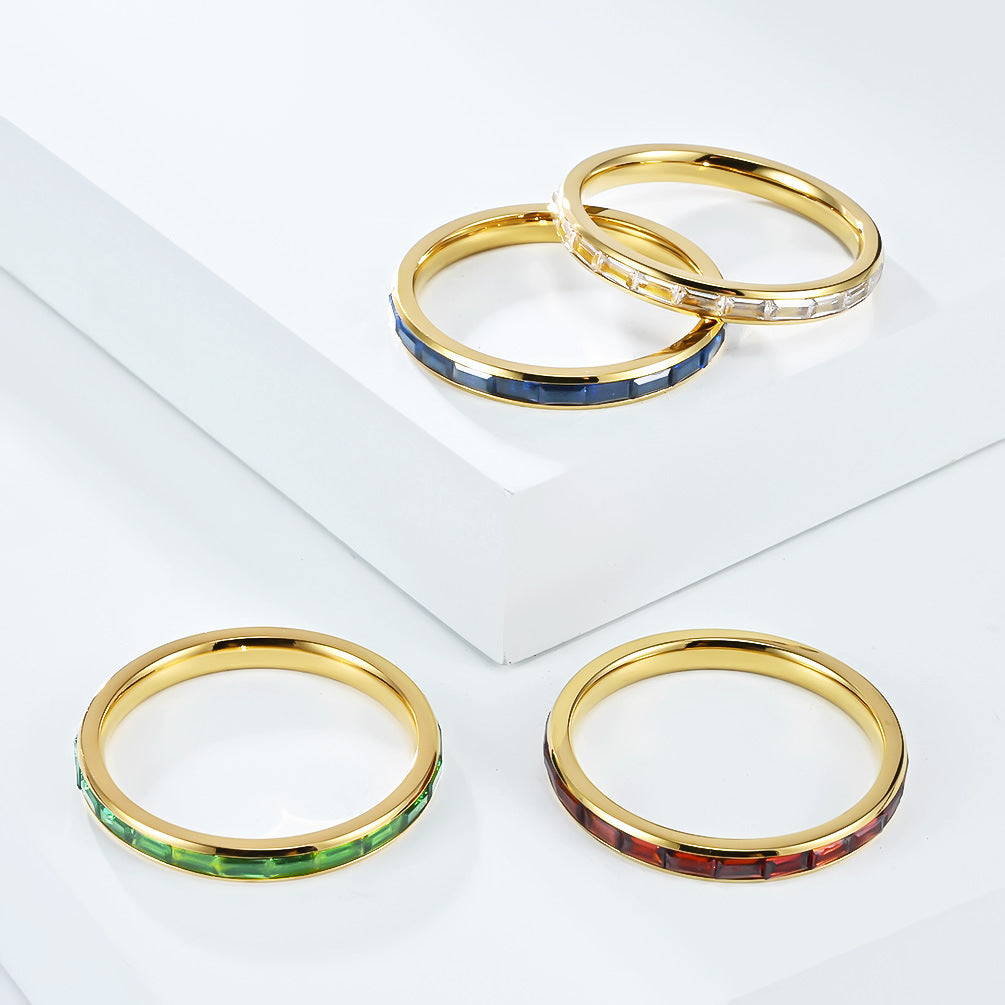 Zircon Ring - Elegant Everyday Wear