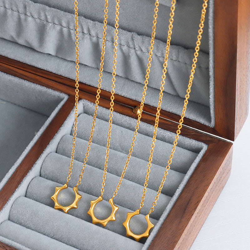 Elegant Titanium Pendant Necklace for Women