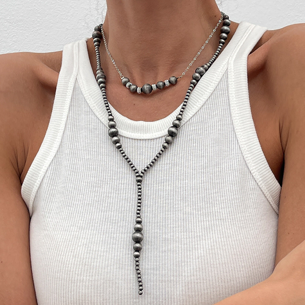 Planderful Vienna Verve Necklace – Trendy Retro Beaded Design