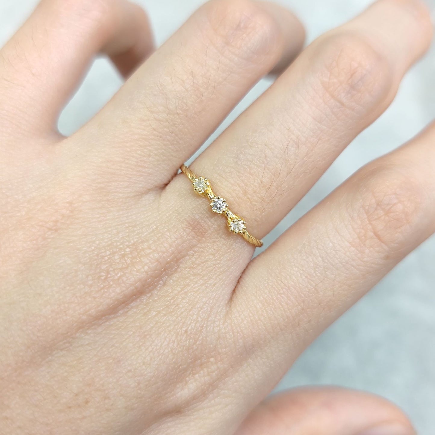 Cross-Border High-End S925 Silver Moissanite Ring Branch Moon