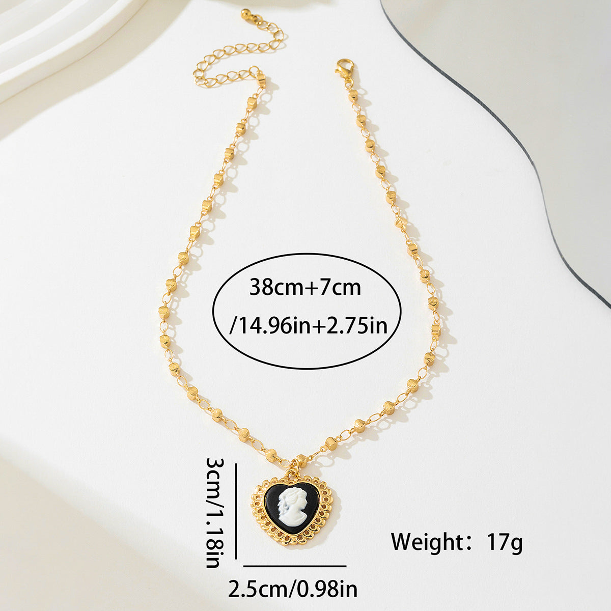 Planderful Vienna Verve Necklace – Elegant Retro French Design