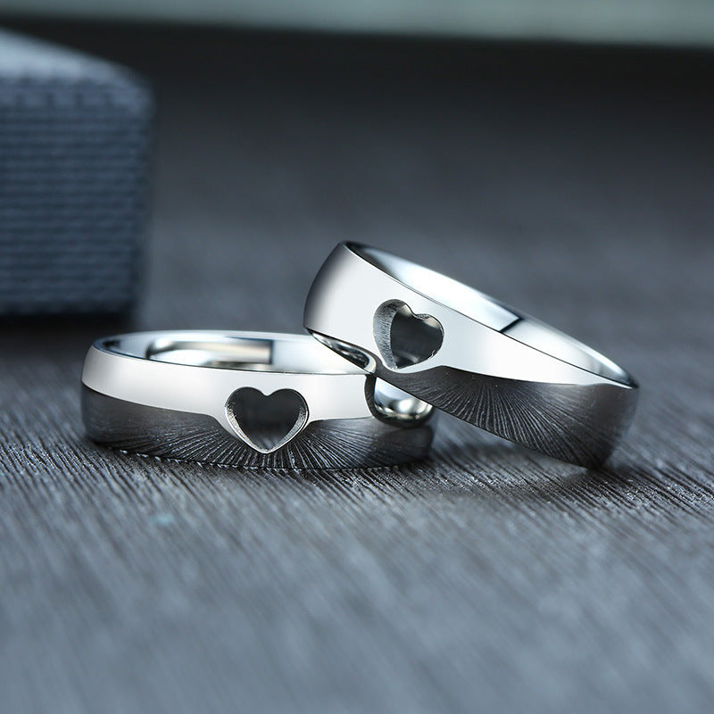 AliExpress Accessories Cross-border New Stainless Steel Love Ring