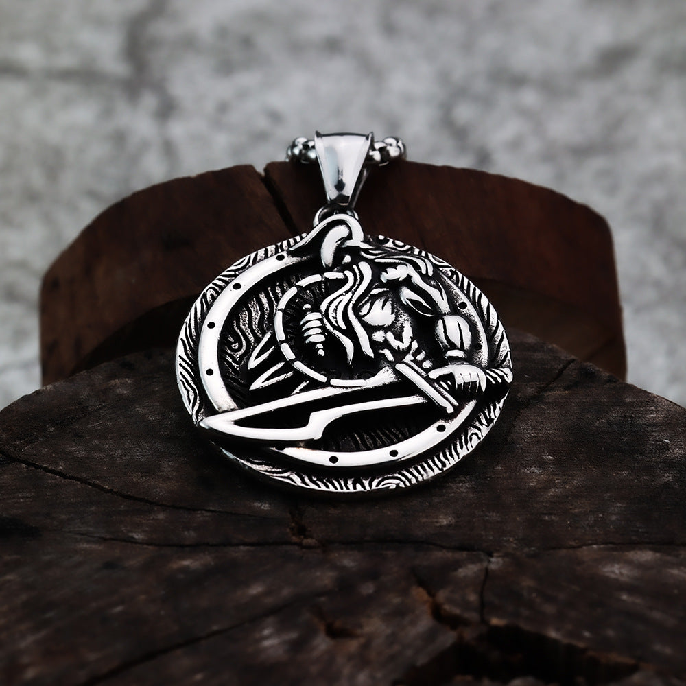 Personalized Retro Spartan Warrior Punk Men's Pendant Jewelry