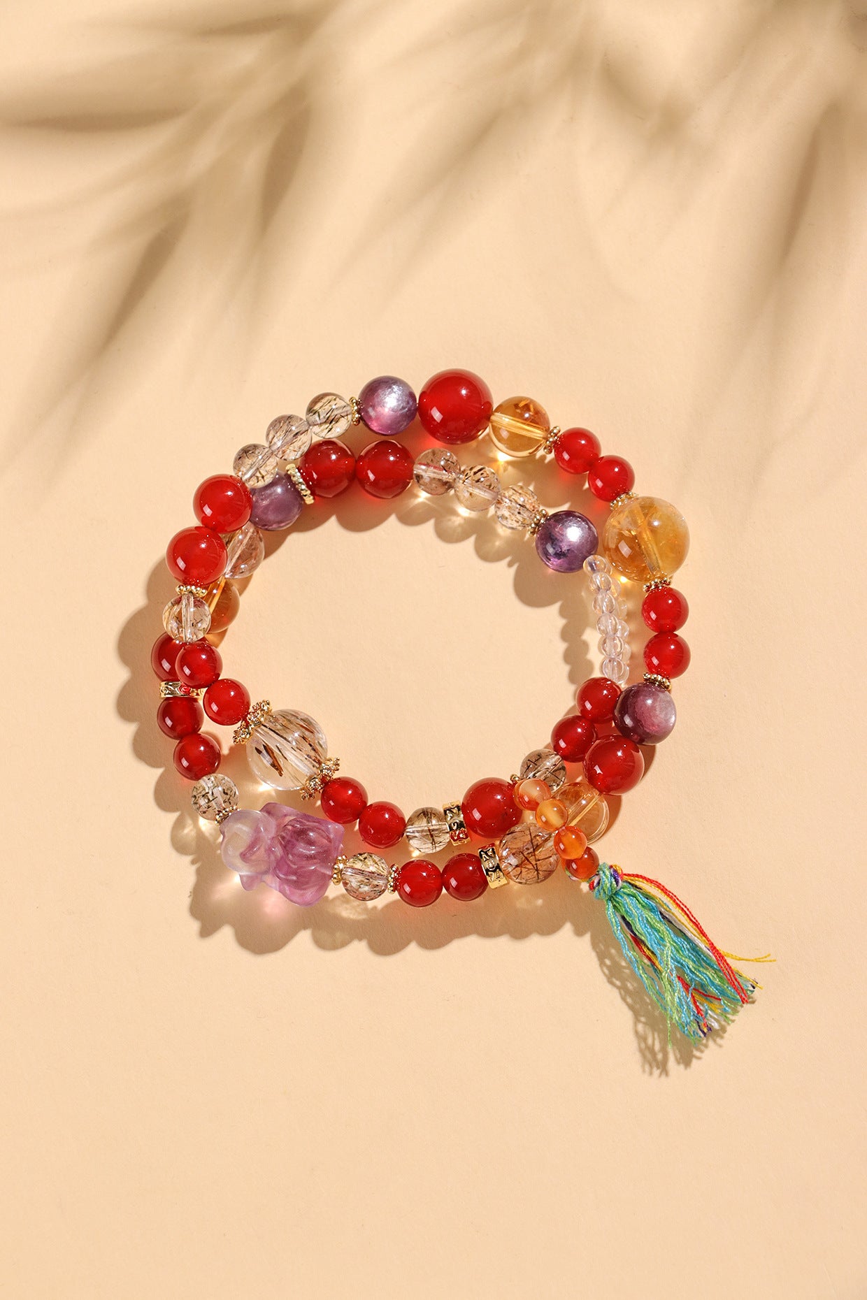 Planderful Fortune's Favor Bracelet – Unique Crystal and Tiger Eye Design