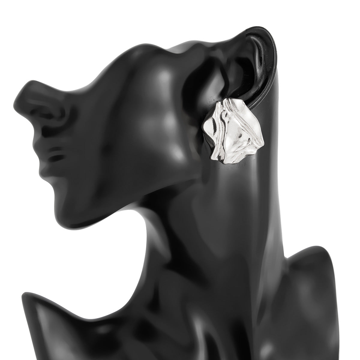 Planderful Geometric Stud Earrings For Women With Irregular Mirror Design Bold Statement Jewelry Vienna Verve