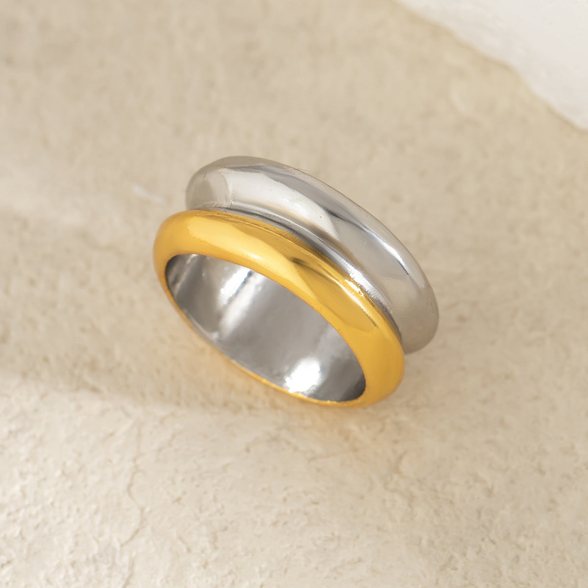Personalized Geometric Corrugated Ring Retro By Planderful Vienna Verve For Modern Women Jewelry Lovers