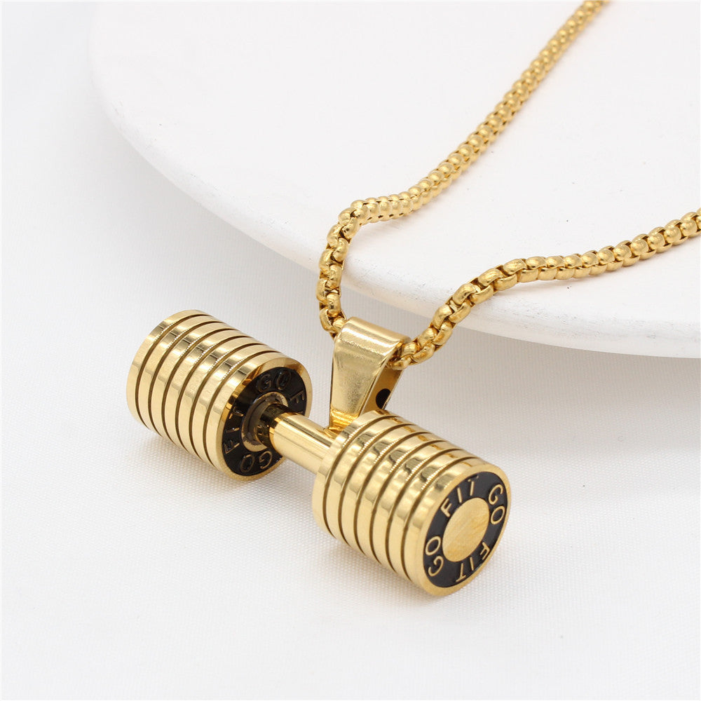Planderful Gym Pendant Steel Unisex Everyday Genie Collection Premium Durable Fitness Accessory For Gym Lovers
