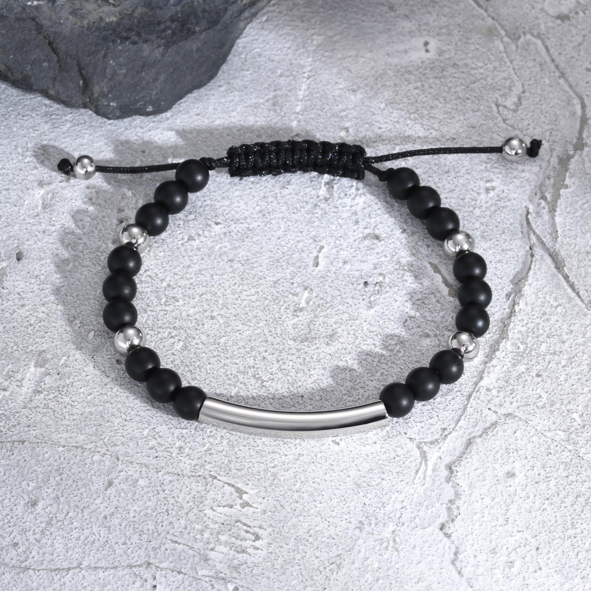 Adjustable Stainless Steel Bracelet for Men