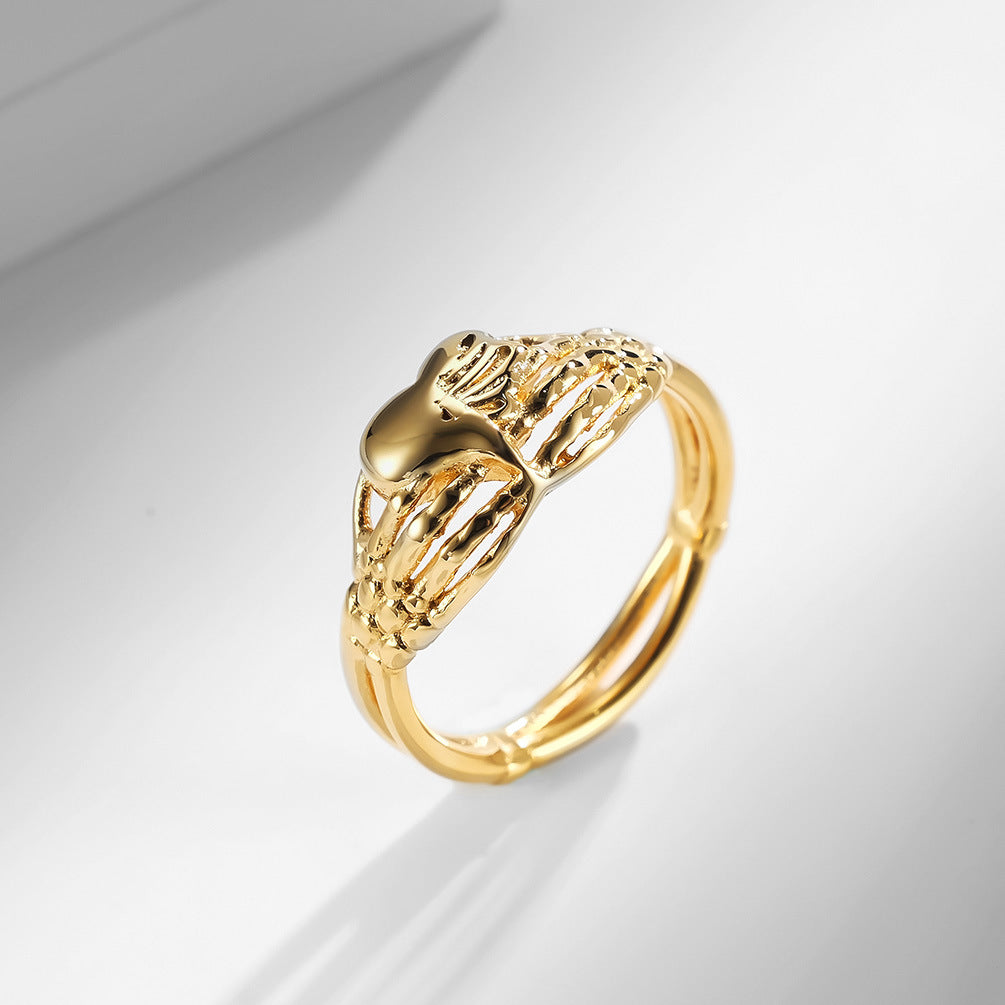 Celtic Holding Love Stainless Steel Ring Stainless Steel