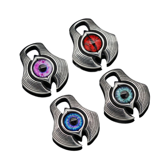 Steel Necklace – Vintage Devil's Eye Pendant