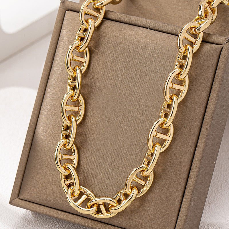 Versatile Retro Chain Necklace Set for Stylish Women