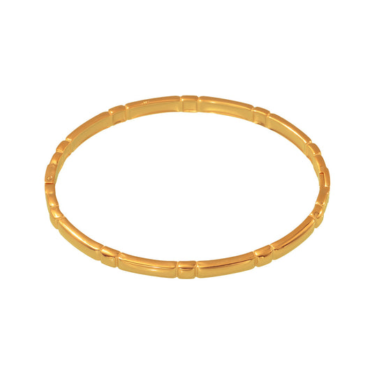 Planderful Ring Buckle Gold Tone Steel Bracelet Women