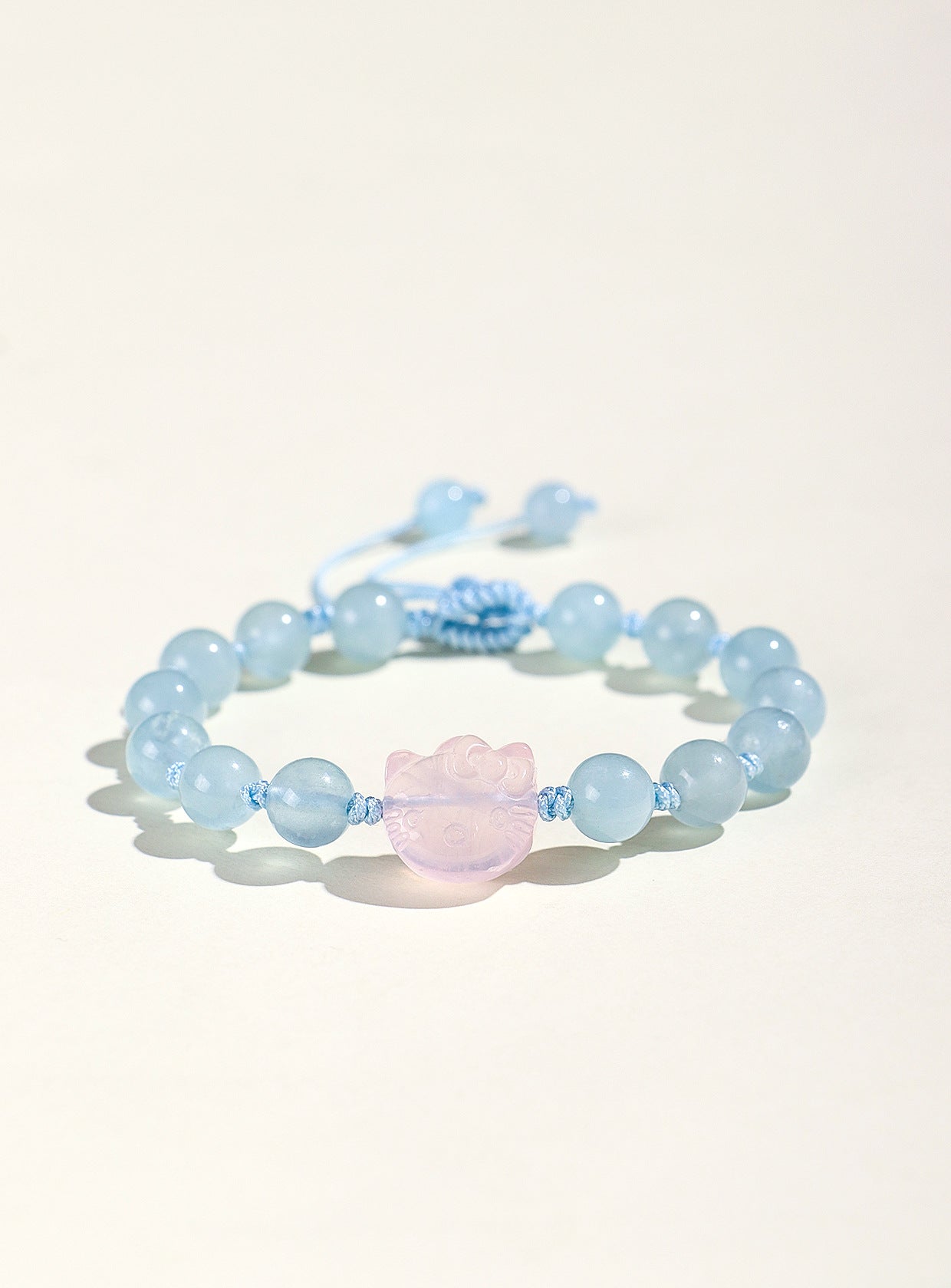 Planderful Fortune's Favor Bracelet – Fresh and Sweet Aquamarine and Pink Crystal Design
