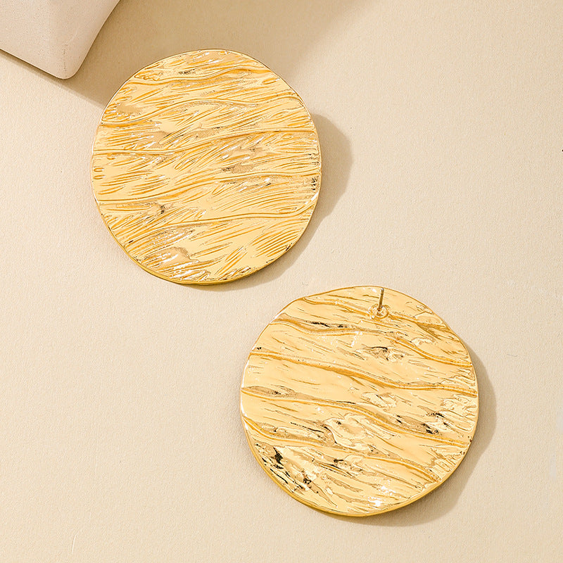 Planderful Vienna Verve Earrings – Fashionable Retro Metal Design